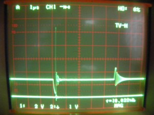 デサルフェーターのリンギング波形