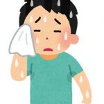 電車で汗ドバドバマンの正体